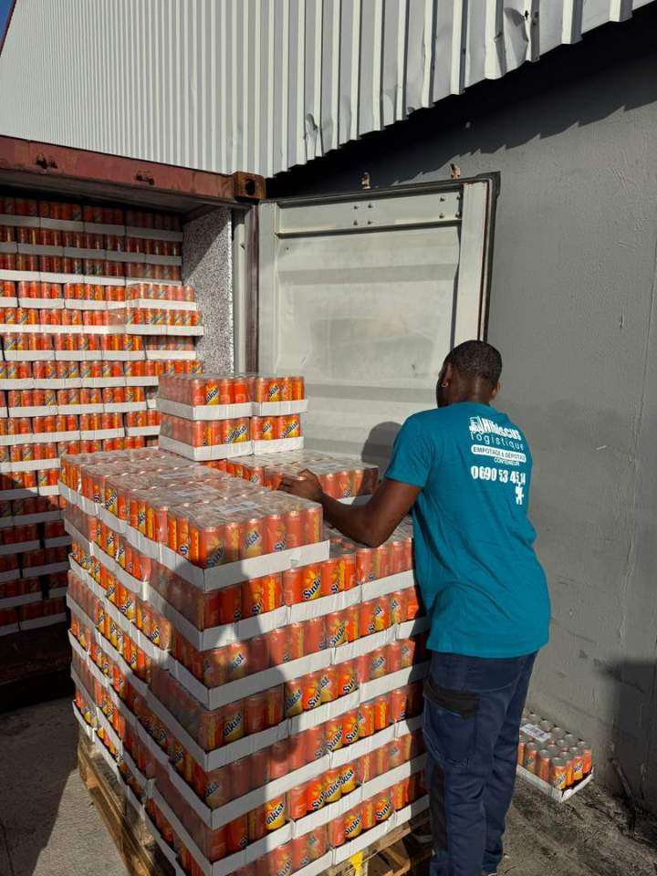 Dépotage de conteneur Guadeloupe