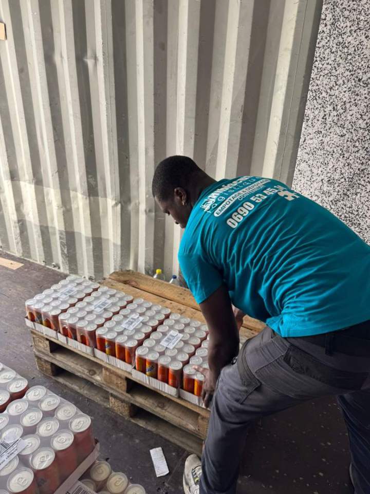 Préparation des commandes Guadeloupe